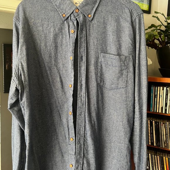 Ben Sherman Twill Flannel Long-Sleeve Shirt - Picture 4 of 5